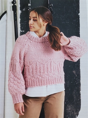 Sweater med Struktur